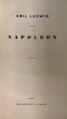 kniha Napoleon, Melantrich 1930