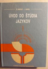 kniha Úvod do štúdia jazykov, Slovenské pedagogické nakladatel'stvo 1984