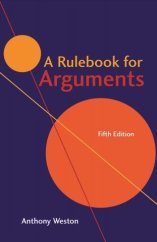 kniha A Rulebook for Arguments, Hackett Publishing Company  2017