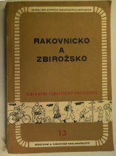 kniha Rakovnicko a Zbirožsko, Sportovní a turistické nakladatelství 1959