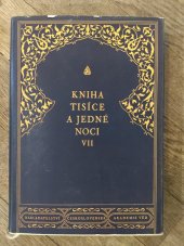 kniha Kniha Tisíce a jedné noci VII., Československá akademie věd 1954