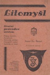 kniha Litomyšl stručný průvodce městem, J.R. Veselík 1929