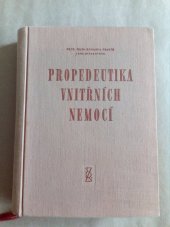 kniha Propedeutika vnitřních nemocí [Sborník], SZdN 1958