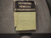 kniha Novodobá německá korespondence soukromá, obchodní, úřední, František Novák 1942