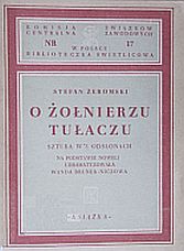 kniha O żołnierzu tułaczu Sztuka w 3 odsłonach, Książka Spółdzielnia Wydawnicza 1949