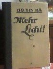 kniha Mehr Licht! Ein Buch der Stunde, Verlag Magische Blatter 1921