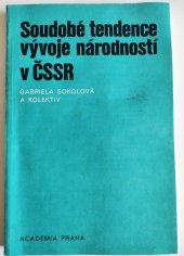 kniha Soudobé tendence vývoje národností v ČSSR, Academia 1987