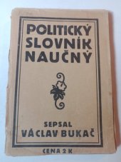 kniha Politický slovník naučný, s.n. 1913