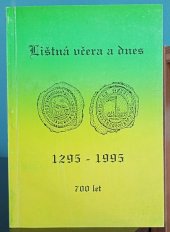 kniha Lištná včera a dnes [1295-1995]  - Leszna wczoraj i dziś , PZKO 1995