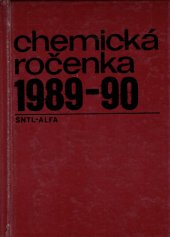 kniha Chemická ročenka 1989/1990, SNTL 1989