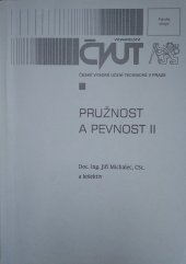 kniha Pružnost a pevnost II, ČVUT, Strojní fakulta 2001