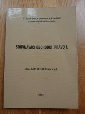 kniha Srovnávací obchodní právo I., Oeconomica 2002