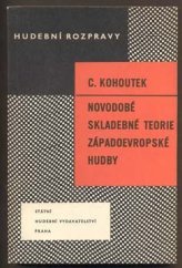 kniha Novodobé skladebné teorie západoevropské hudby, Státní Hudební Vydavatelství 1962
