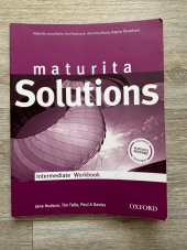 kniha Maturita Solutions  Intermediate Workbook , Oxford 2008