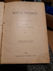 kniha Noční Prahou humoristický román, Pavel Körber 1905