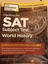 kniha SAT Subject Test in World History 2nd Edition: Everything You Need to Help Score a Perfect 800 (College Test Preparation), Penguin Books 2018