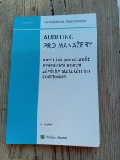 kniha Auditing pro manažery , Wolters Kluwer 2020