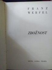 kniha Zbožnost. [Díl 1], Sfinx, Bohumil Janda 1931