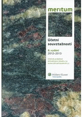 kniha Účetní souvztažnosti 2012-2013, Wolters Kluwer 2012