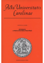 kniha Integrace a právo životního prostředí, Karolinum  2008