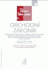 kniha Obchodní zákoník právní stav ke dni 1. listopadu 2005, C. H. Beck 2005