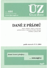 kniha Daně z příjmů podle stavu k 17.5.2004, Sagit 2004