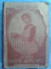 kniha Kniha vzorné domácnosti vyzkoušené rady, pokyny a předpisy pro hospodyňky, jimž vzorné a úsporné vedení domácnosti na srdci leží, Hejda & Tuček 1916
