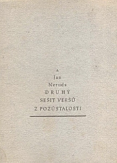 kniha Druhý sešit veršů z pozůstalosti, J. Picka 1944