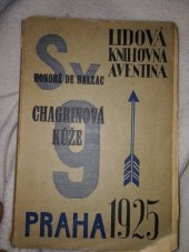 kniha Chagrinová kůže [Rom.], Ot. Štorch-Marien 1925