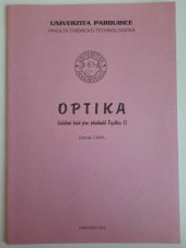 kniha Optika (učební text pro předmět Fyzika I), Univerzita Pardubice 2002