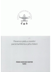 kniha Prevence pádu a zranění pacienta/klienta a jeho řešení, Česká asociace sester 2008