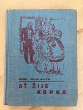 kniha Ať žije Kapka dívčí román, Vladimír Zrubecký 1939