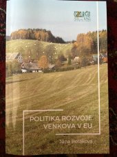 kniha Politika rozvoje venkova v EU, Česká zemědělská univerzita 2020