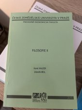 kniha FILOSOFIE II, Česká zemědělská univerzita 2005