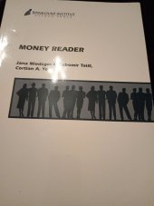 kniha Money reader čítanka anglických textů s finanční tématikou, Bankovní institut vysoká škola 2005