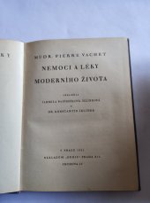 kniha Nemoci a léky moderního života, Orbis 1931