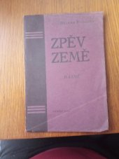 kniha Zpěv země báseň, Fond Roberta Lva Nováka při České akademii věd a umění 1933