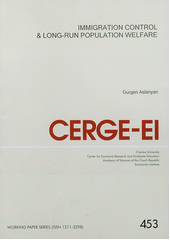 kniha Immigration control & long-run population welfare, CERGE-EI 2012