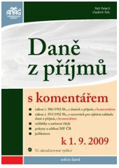 kniha Daně z příjmů s komentářem k 1.9.2009, Anag 2009