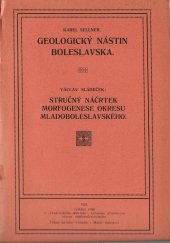 kniha Geologický nástin Boleslavska, s.n. 1921