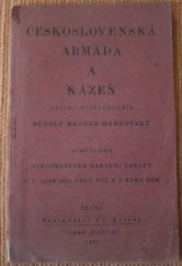 kniha Československá armáda a kázeň, Fr. Borový 1920