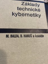 kniha Zàklady technické kybernetiky, SNTL 1986