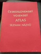 kniha Československý vojenský atlas seznam názvů, Naše vojsko 1966
