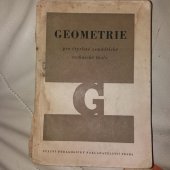 kniha Geometrie pro čtyřleté zemědělské technické školy, SPN 1956