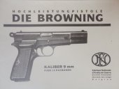 kniha Browning 1935 ráže 9mm Parabellum Odborný český překlad původního návodu k obsluze včetně vyobrazení , Ofseta plus 1997