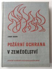 kniha Požární ochrana v zemědělství, SZN 1959