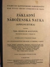 kniha Základní náboženská nauka (Apologetika), Vyšehrad 1939