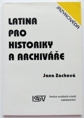 kniha Latina pro historiky a archiváře, Institut sociálních vztahů 1994