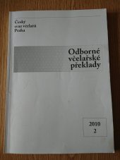 kniha Odborné včelařské překlady 2010 2, Český svaz včelařů 2010