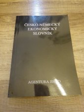 kniha Česko-německý ekonomický slovník, Jirco 1992